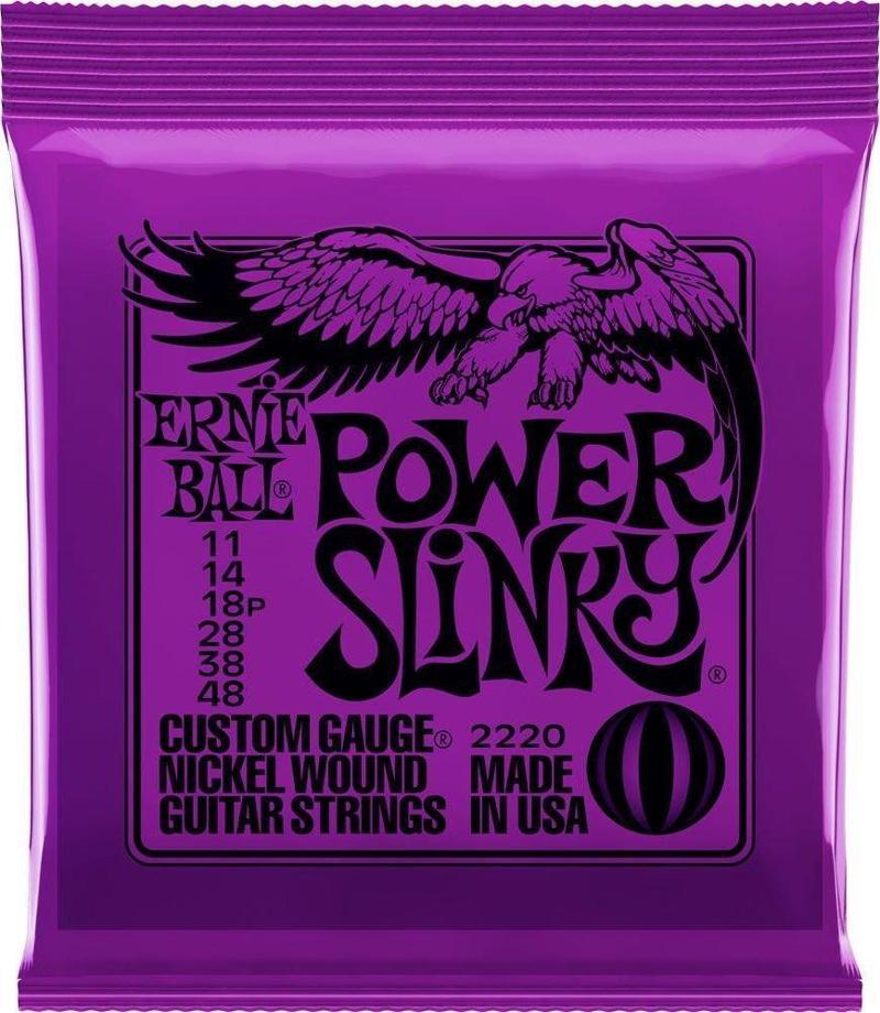 P02220 Elektro Gitar Teli Power Slinky 011 Set