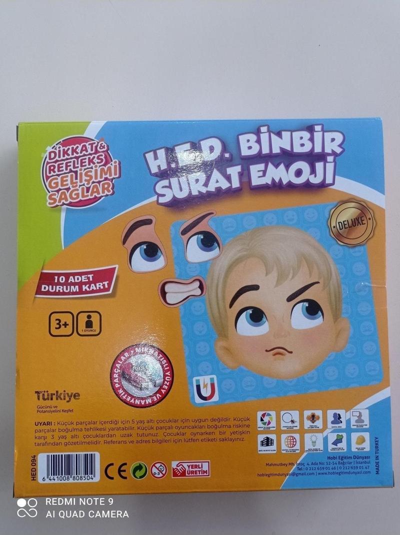 Dünyası Dünyasi H.E.D Binbir Surat Emoji Deluxe