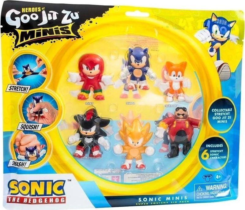 Giochi Preziosi GJN03000 GooJitSu Sonic Mini 6lı Paket