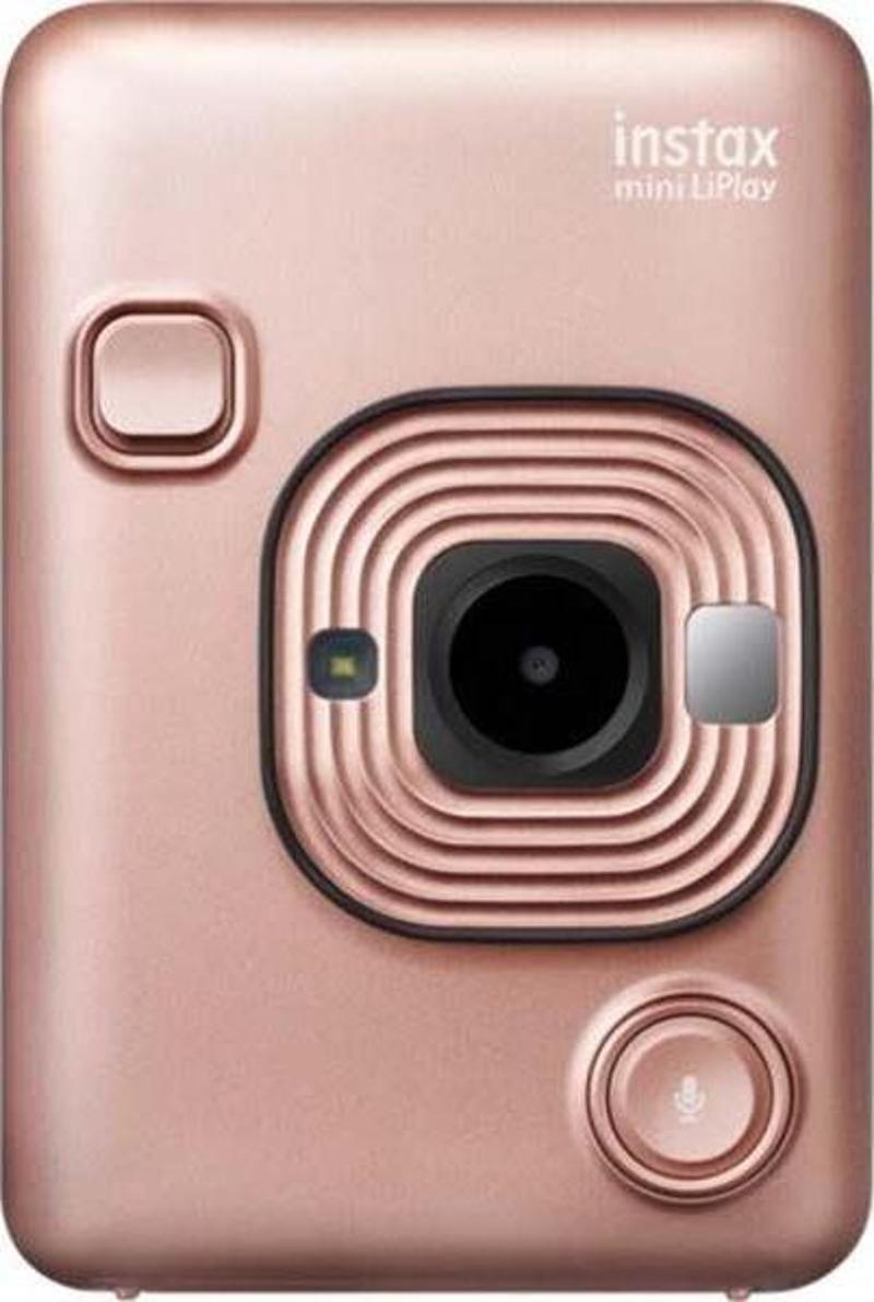 İnstax mini LiPlay Blush Gold Hibrit Fotoğraf Makinesi