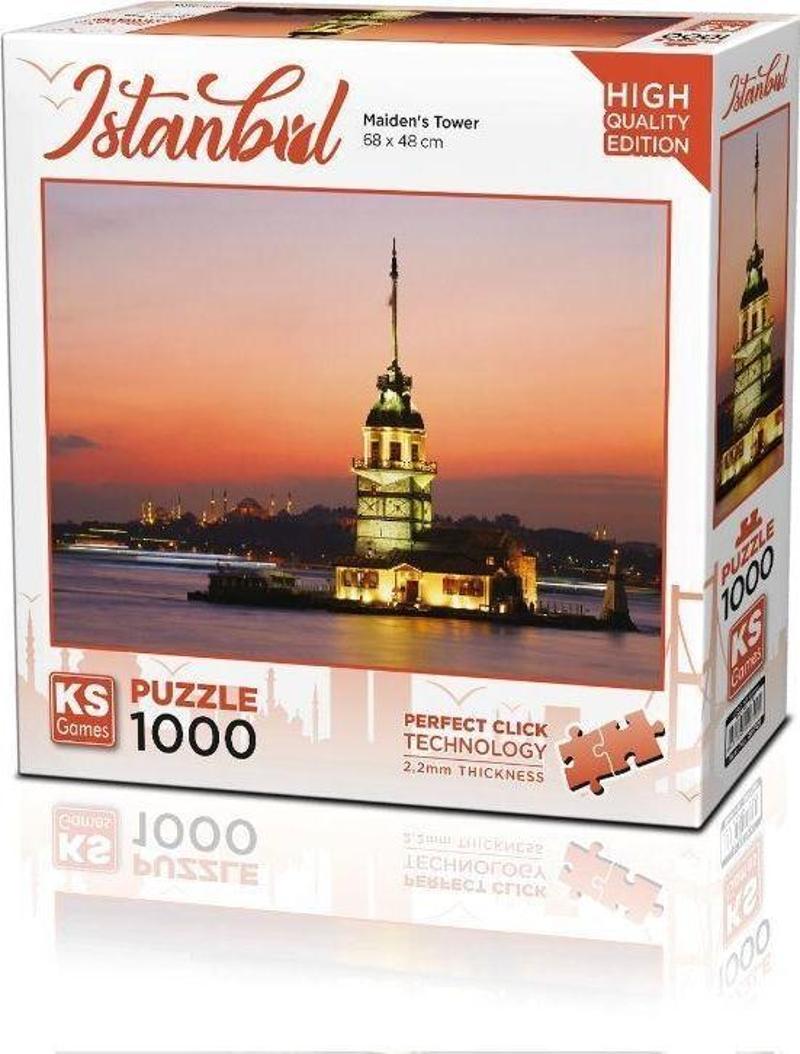 Puzzle 1000 Parça Kız Kulesi ve Gün Batımı