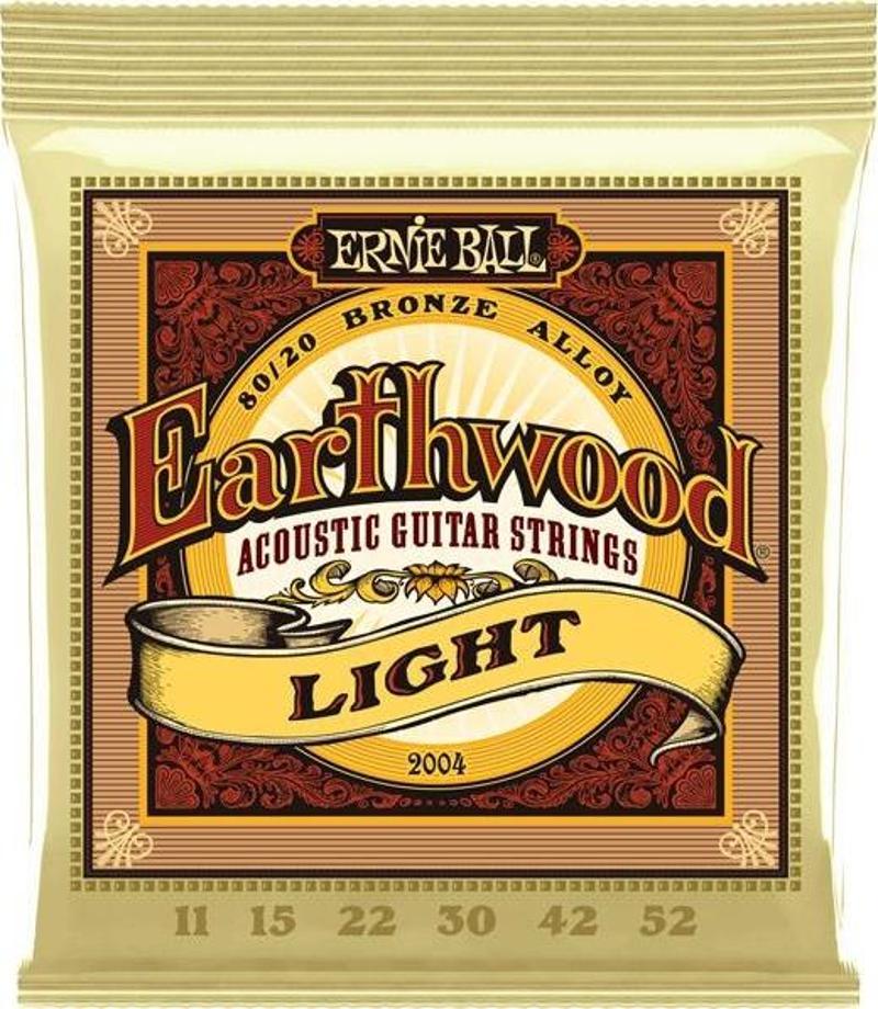 2004 Earthwood Light 80/20 Bronze Takım Tel Akustik Gitar