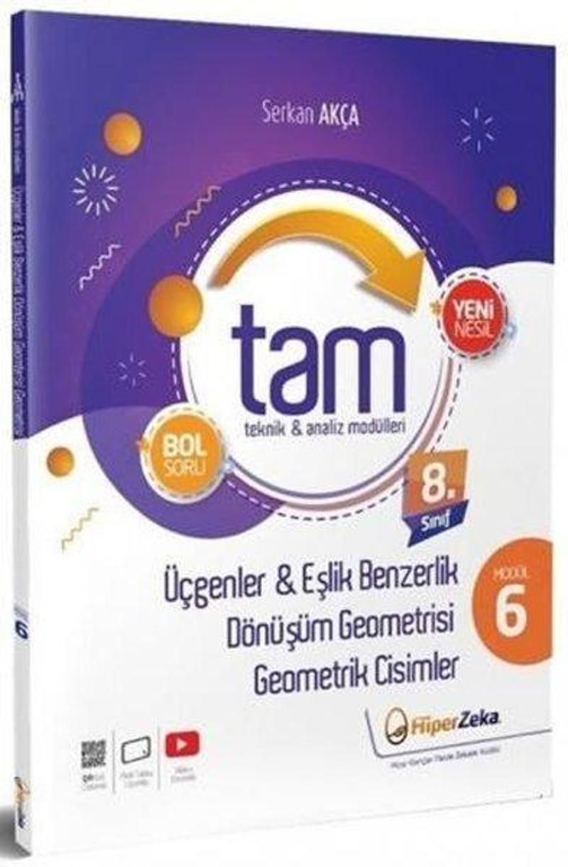 8. Sınıf Matematik TAM Teknik Analiz Modülleri 6 Üçgenler Eşlik Benzerlik Dönüşüm Geometrisi Geometr