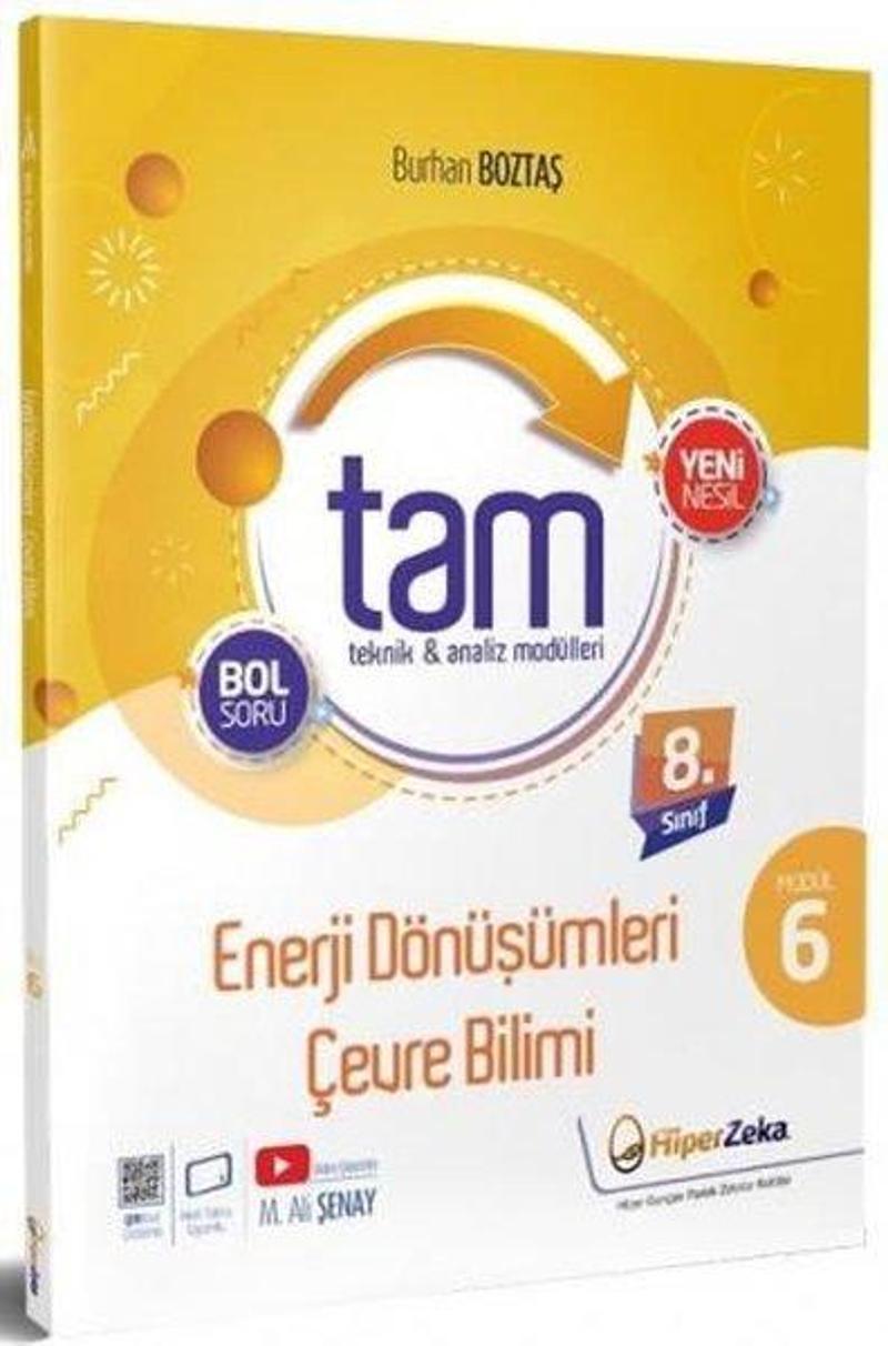 8. Sınıf Fen Bilimleri TAM Teknik Analiz Modülleri 6 Enerji Dönüşümleri ve Çevre Bilimi