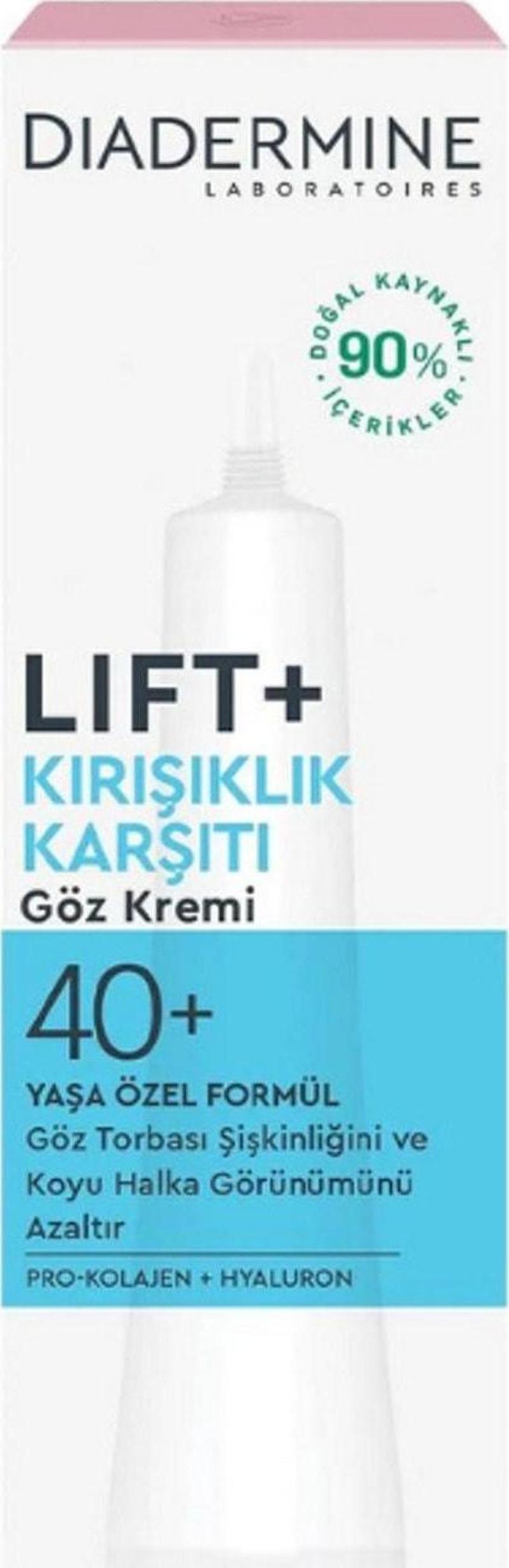 Lift+ Kırışıklık Karşıtı 40+ Göz Kremi 15 Ml