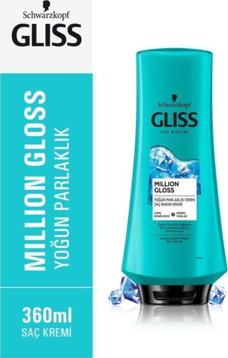 Million Gloss Yoğun Parlaklık Veren Saç Kremi 360 ml