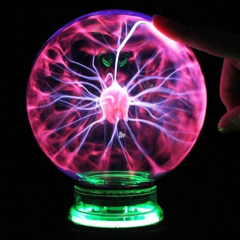 Plasma Light Küre Plazma Küre Cadı Küresi Müzikli Neonlu Küre Gece Lambası Dekor Parti Işıkları