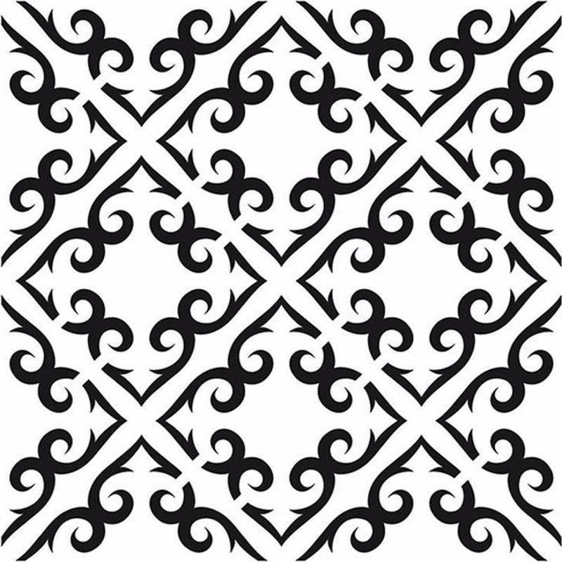 HOME DECOR MİNİ STENCIL HDM-101 25X25