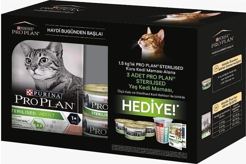 Sterilised Somon Yetişkin Kedi Maması 1,5 Kg + Hediye Paketli