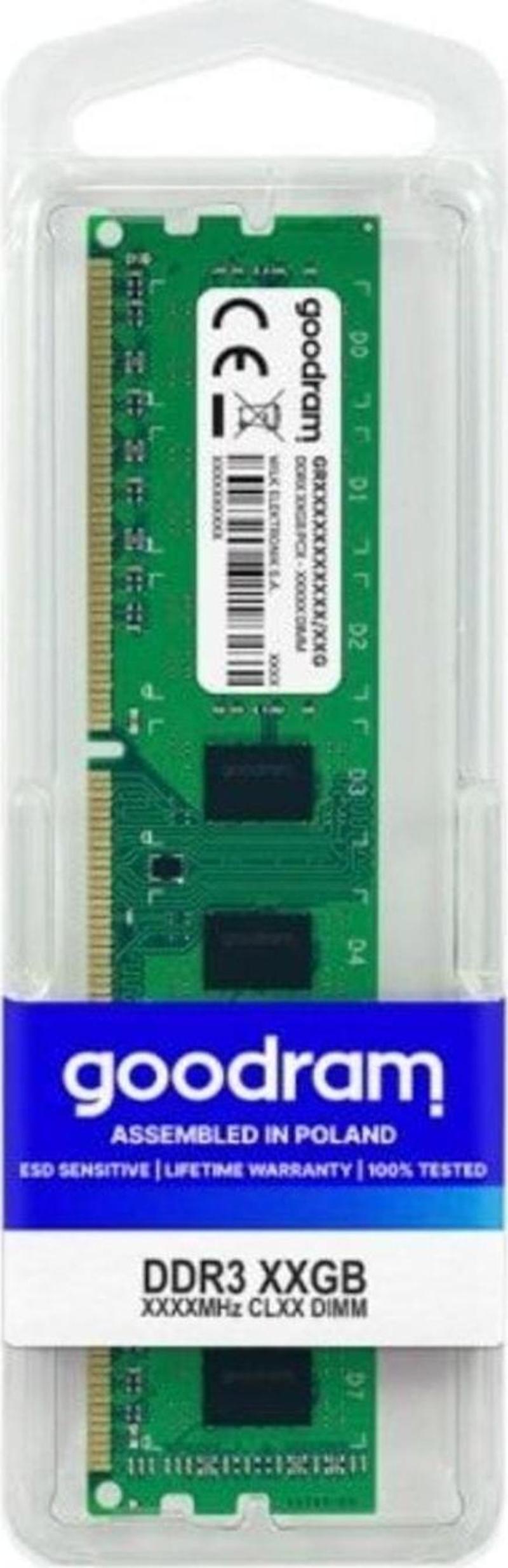 8gb 1600mhz Cl11 Ddr3 Sıngle Masaüstü Ram Gr1600d3v64l11-8g