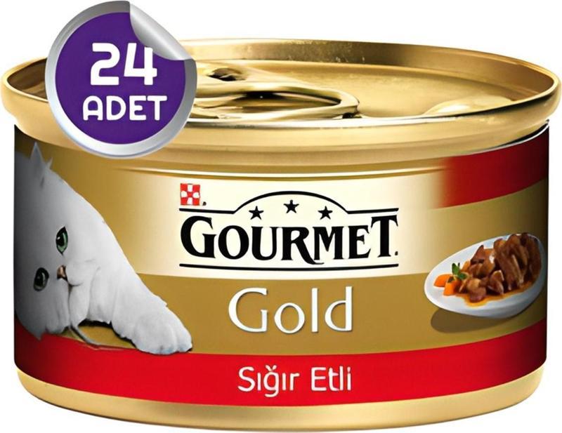 Kıyılmış Sığır Etli Kedi Konservesi 24x85 Gr