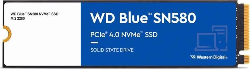 500GB Blue SN580 WDS500G3B0E Nvme Gen4 4000MB/S 3600MB/S SSD Disk