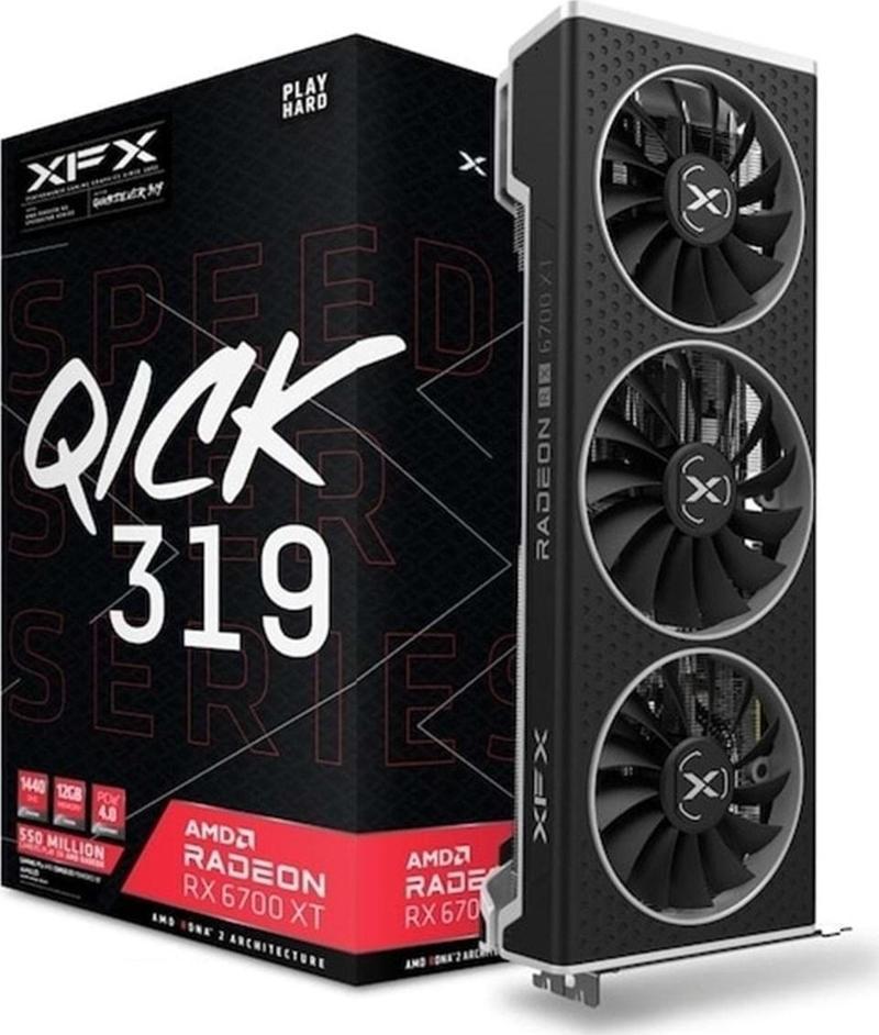 Rx-67xtypbdp Rx 6700 Xt 12gb 192bit Gddr6 Dp/hdmı Speedster Quck 319 Pcı4 0