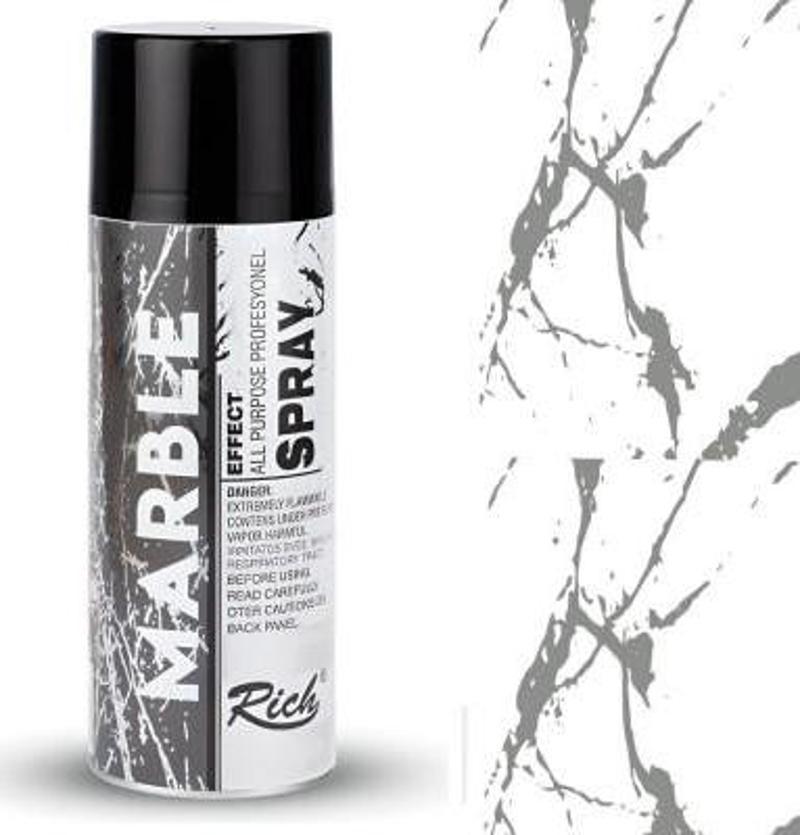 Sprey Boya 200ml Mermer Efekti Gümüş / 11374