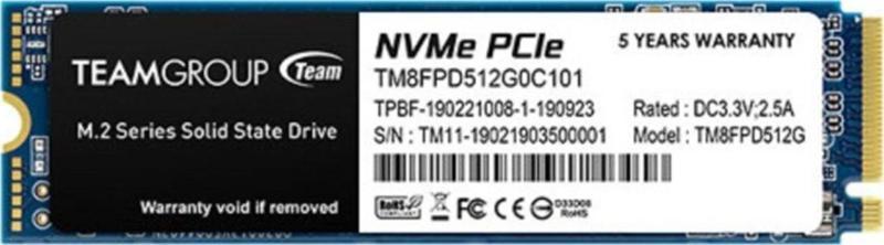 Mp33 Pro 512gb 2100/1700mb/s Nvme Pcıe Gen3x4 M.2 Ssd Disk (tm8fpd512g0c101)