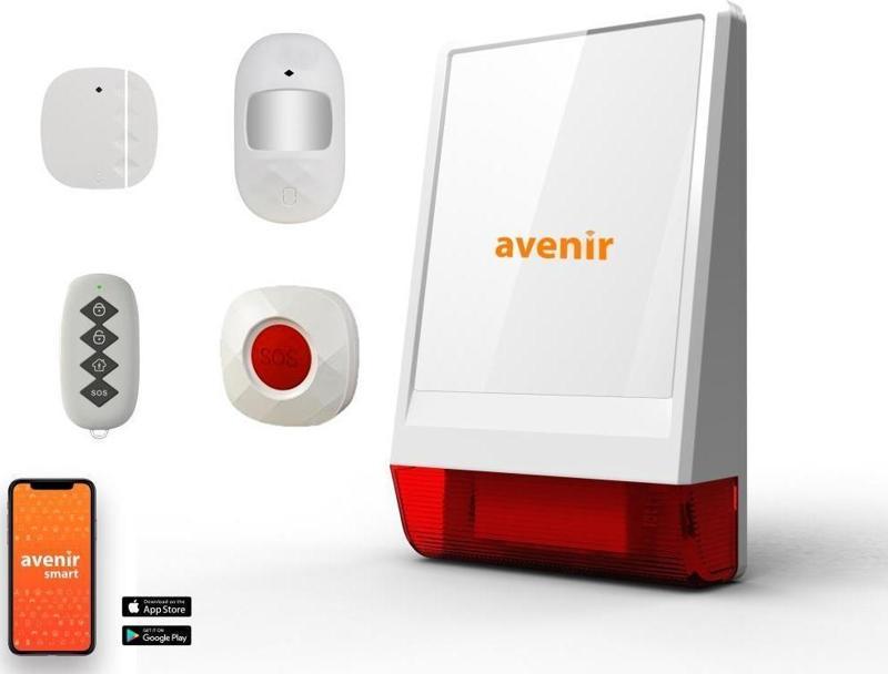 AV-03WF Wifi Kablosuz Akıllı Alarm Seti