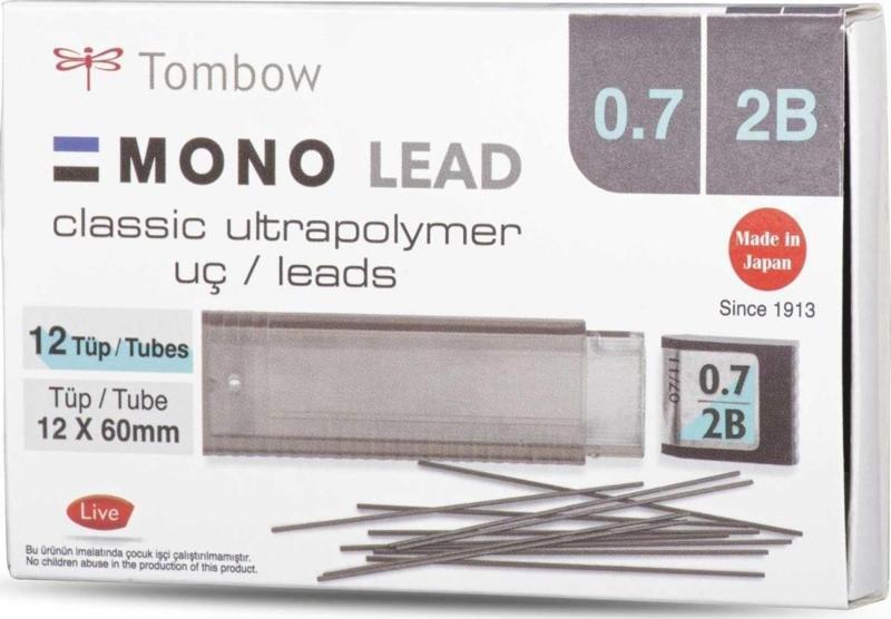 Mono Lead 0.7mm 2B Min (Uç) 12'li Kutu