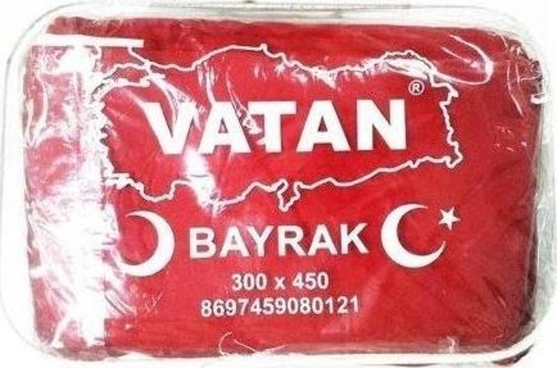 Vatan Bez Bayrak Türk %100 Polyester 300x450 VT112