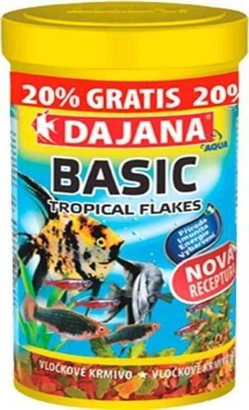 Basic Flakes Akvaryum Balık Yemi 250 ml + 50 Ml 60 Gr