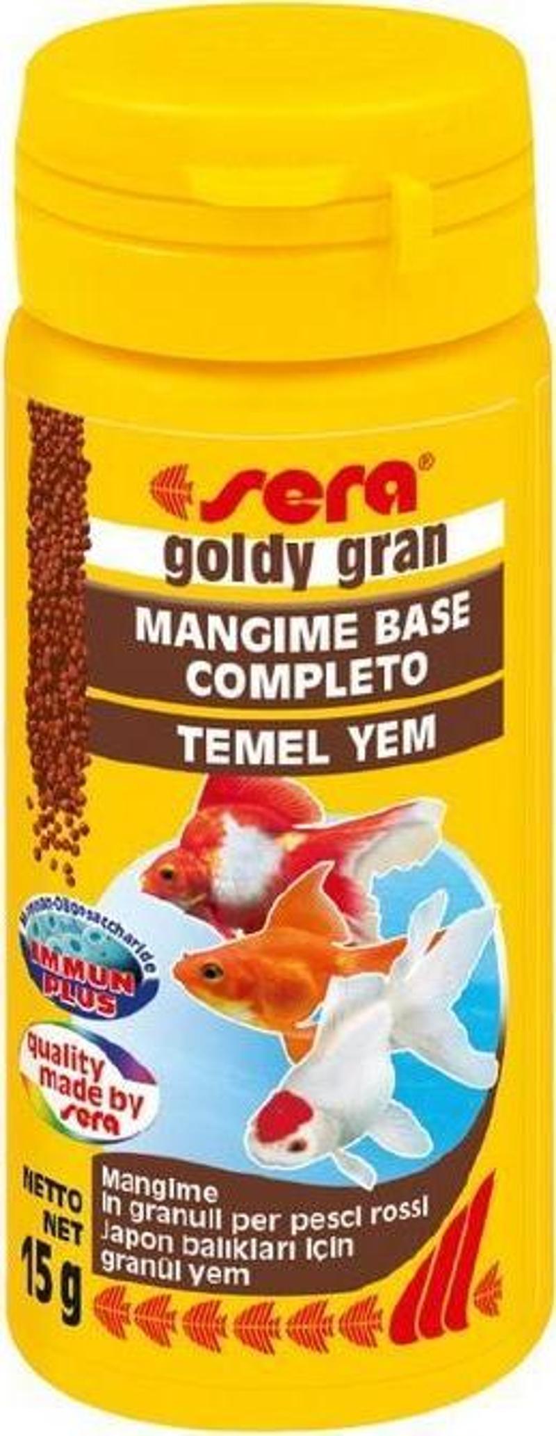 Goldy Gran Japon Balığı Granül Yemi 50 Ml