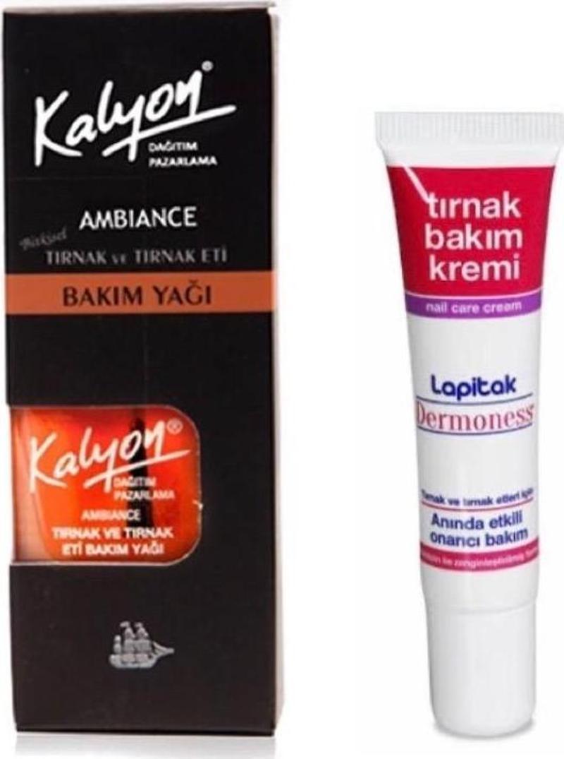 Tırnak Ve Tırnak Eti Bakım Yağı 11 Ml + Lapitak Tırnak Bakım Kremi 15 Ml