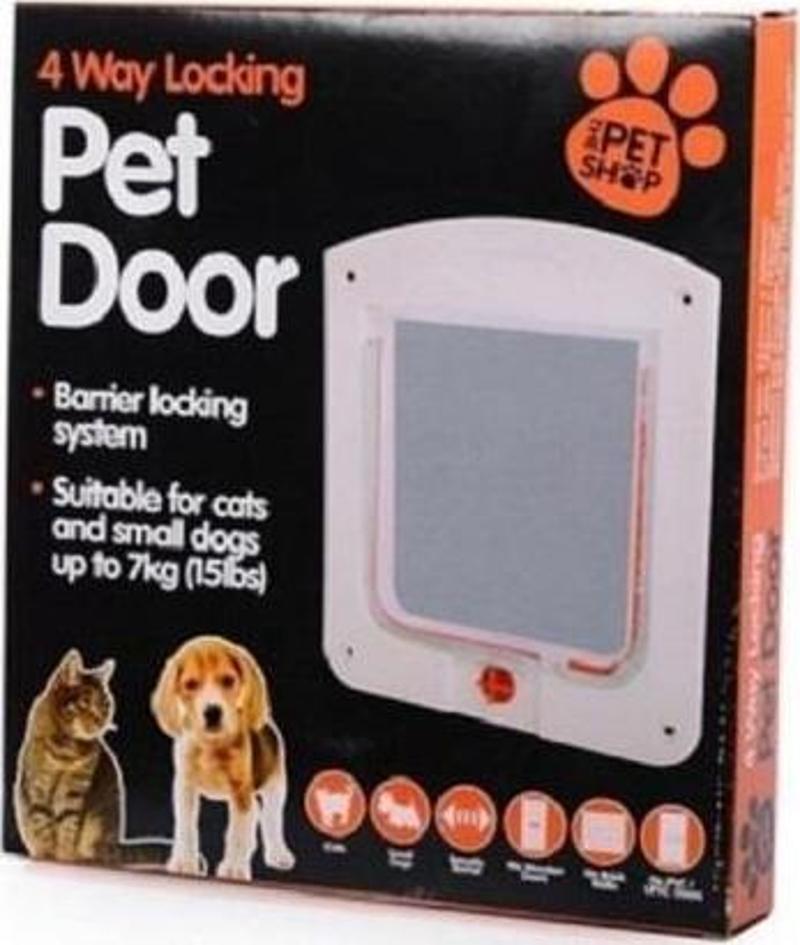 Pet Door 4 Yollu Kedi Kapısı 22x20x3 Cm