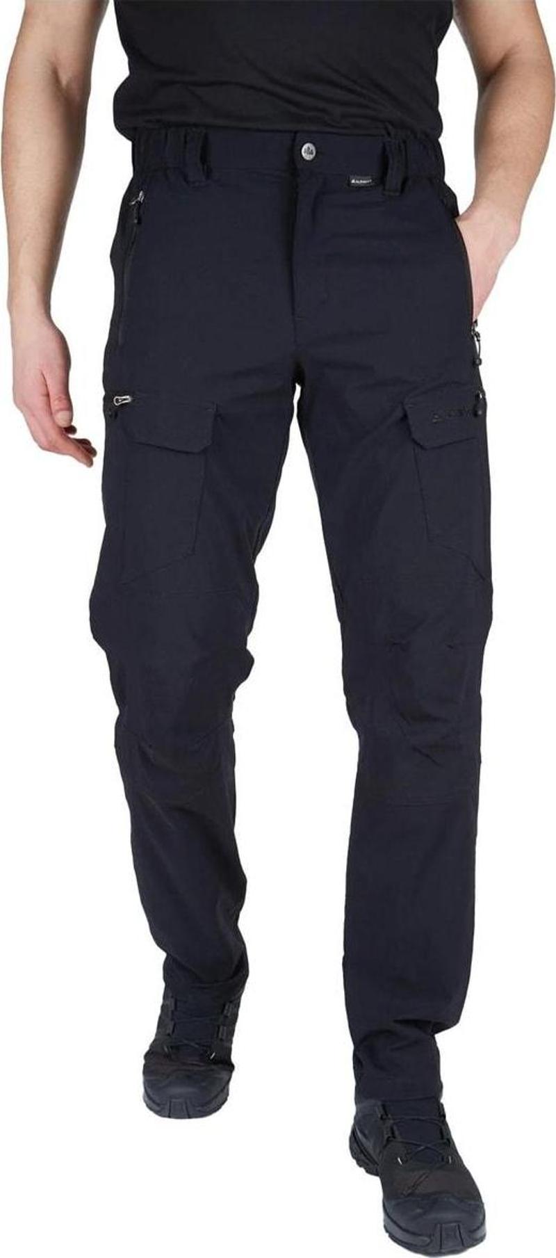 Innox Erkek Tactical Pantolon Siyah, 6 Cepli Taktik Pantolon