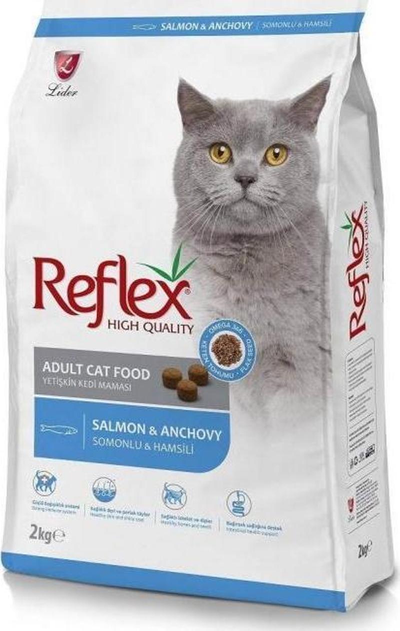 Beyaz Ancuez Hamsili Kedi Maması 2 Kg