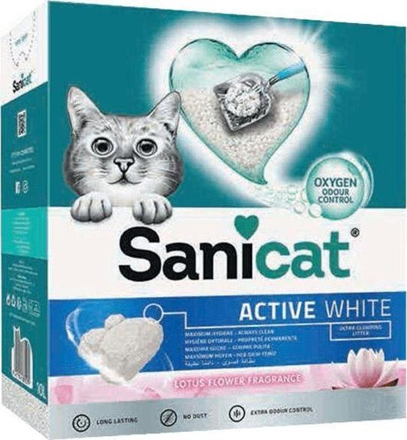 Active White Lotus Flower Topaklanan Kedi Kumu 6 lt