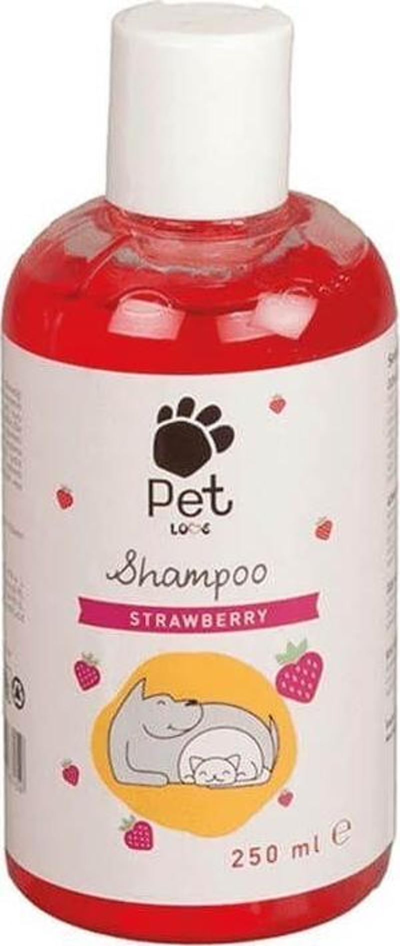 Eco Pet Love Kedi Köpek Şampuanı Çilek Kokulu 250 ml