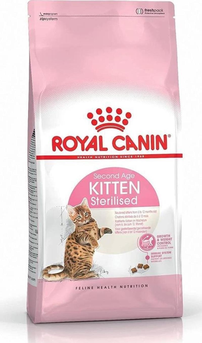 Kitten Yavru Sterilised Kısırlaştırılmış Kuru Kedi Maması 2 Kg