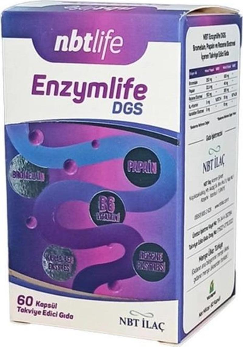 Enzymlife DGS Takviye Edici Gıda 60 Kapsül