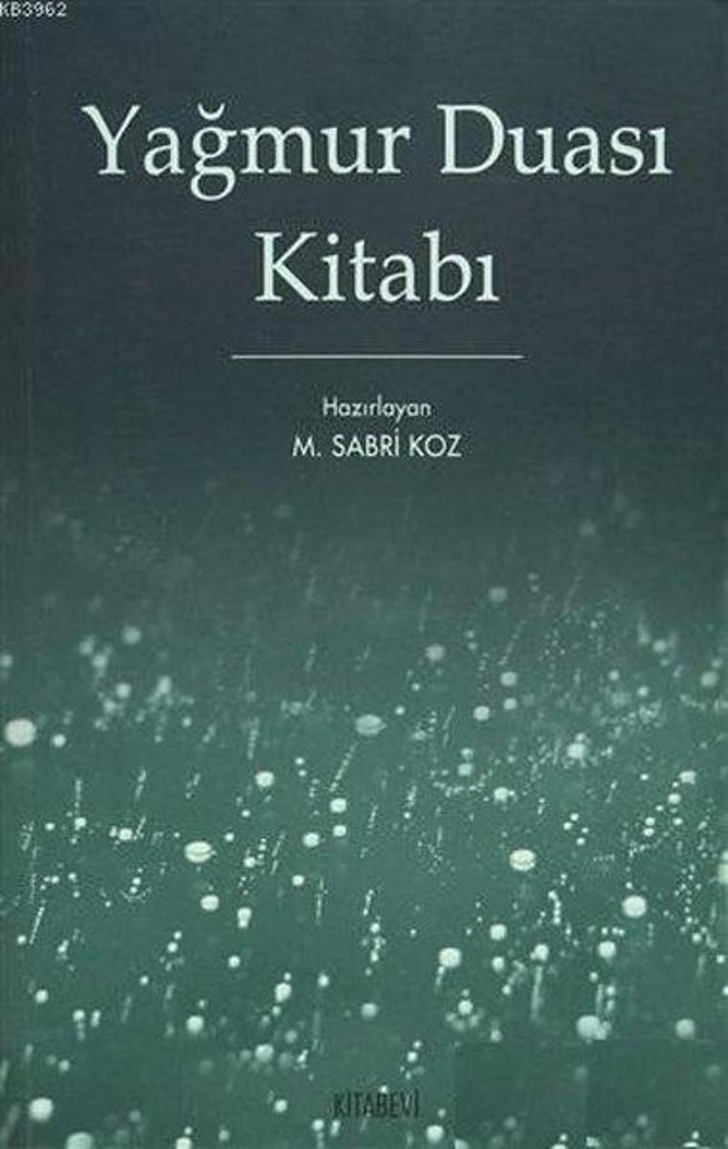 Yağmur Duası Kitabı