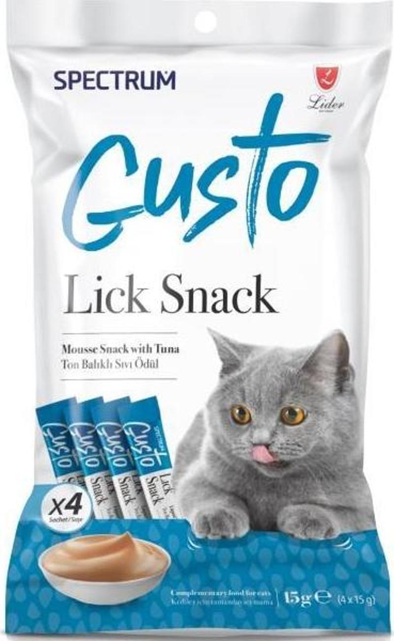 Gusto Lick Snack Ton Balığı 4x15gr