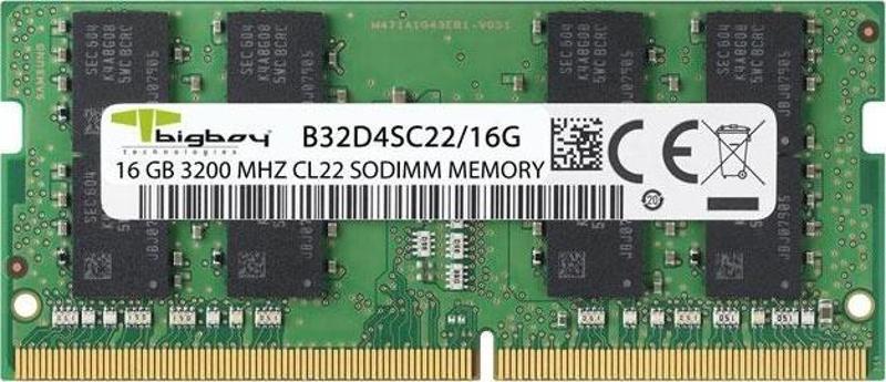 16GB DDR4 3200MHz CL22 Notebook Rami