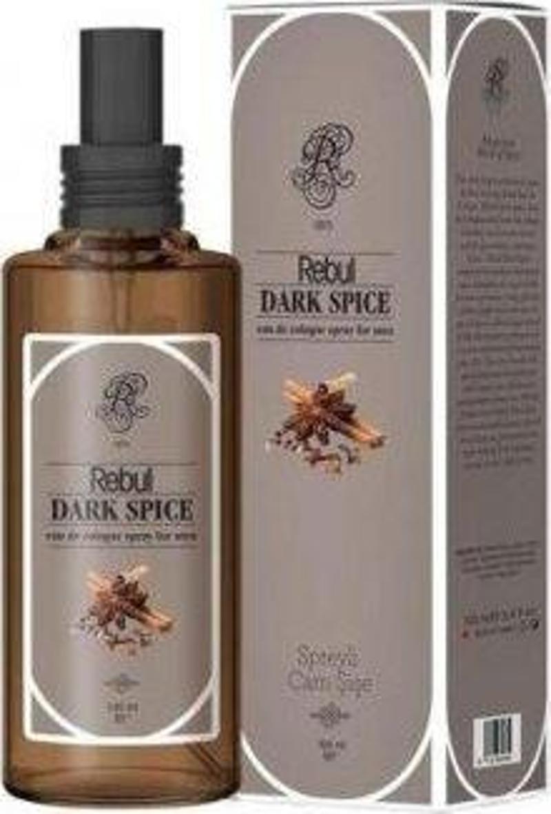 100Ml Dark Spice Spreyli Cam Şişe Kolonya