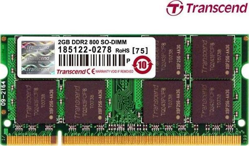 2GB DDR2 800MHz CL6 Notebook Belleği