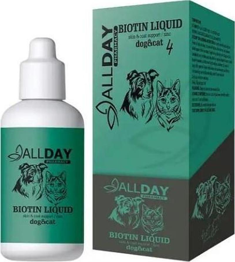 4 Biotin Liquid Kedi Ve köpek Şurup 100 Ml