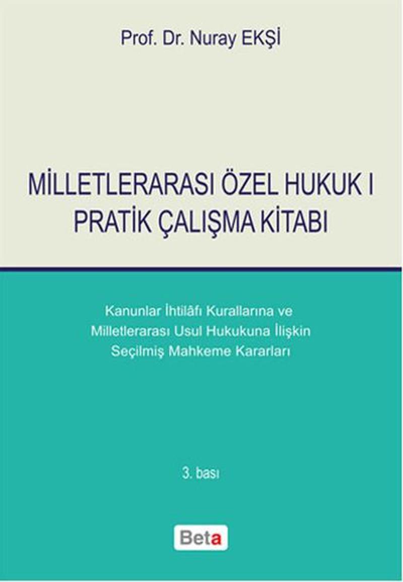 Milletlerarası Özel Hukuk 1-Pratik