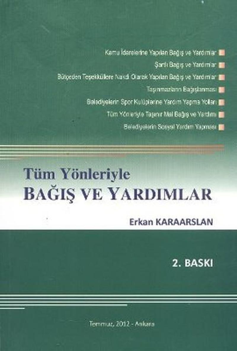 Tüm Yönleriyle Bağış ve Yardımlar