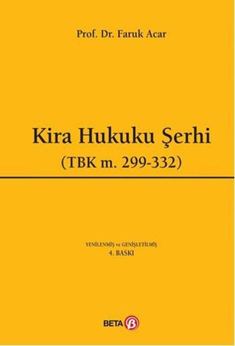 Kira Hukuku Şerhi