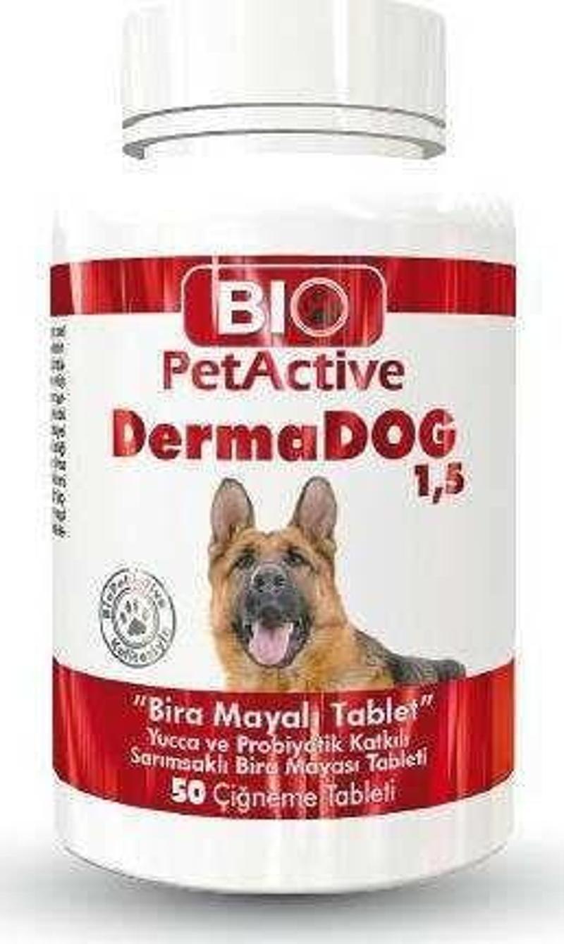 Dermadog 1,5 Köpekler Için Sarimsakli Maya Tableti 50 Adet