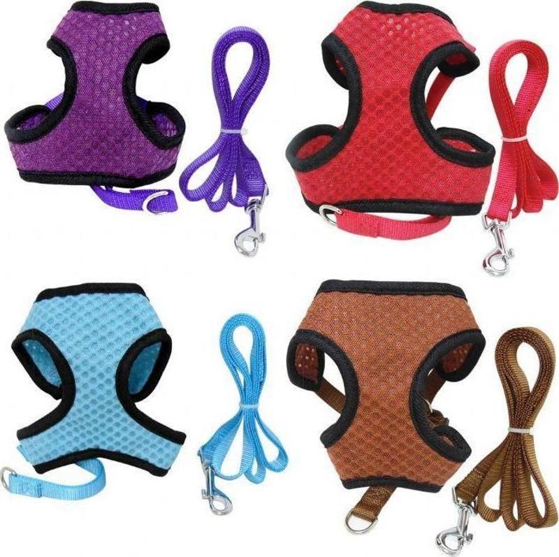 Elegance Köpek Gögüs Tasması Set S BOYUN 22cm OLAN KÖPEKLERE