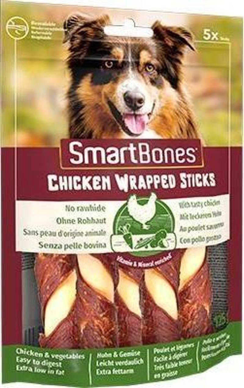 Tavuk Sargılı Stick Köpek Ödülü Medium 5 Adet 125 gr