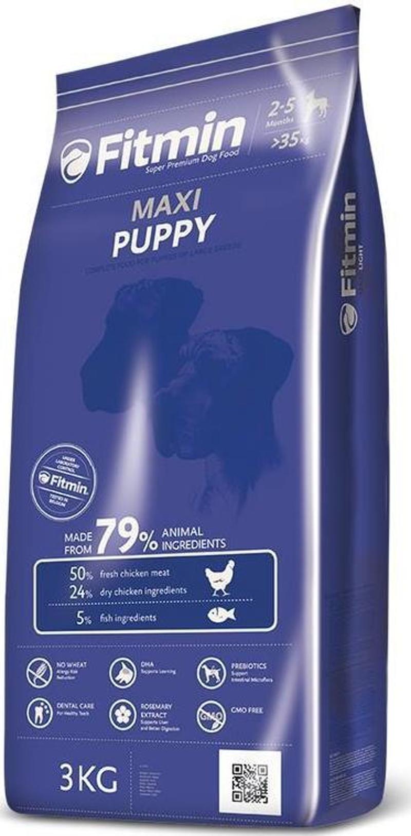 Maxi Puppy %50 Taze Tavuk Etli Büyük Irk Yavru Köpek Maması 3 Kg