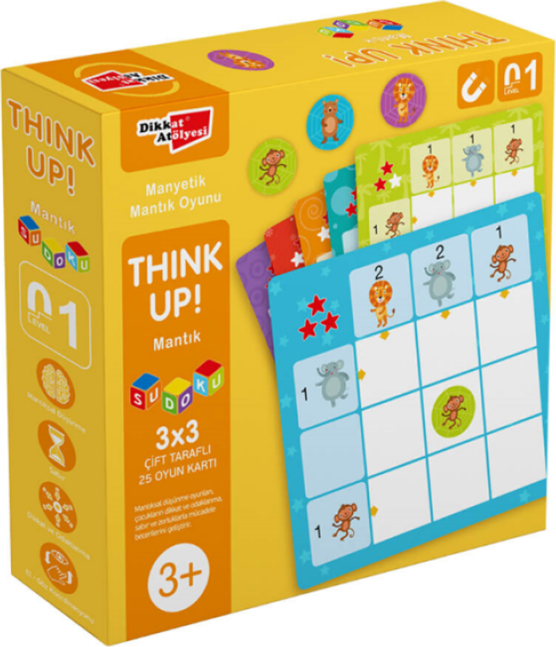 Level Up! 1 - Think Up! Mantık Sudoku 3x3