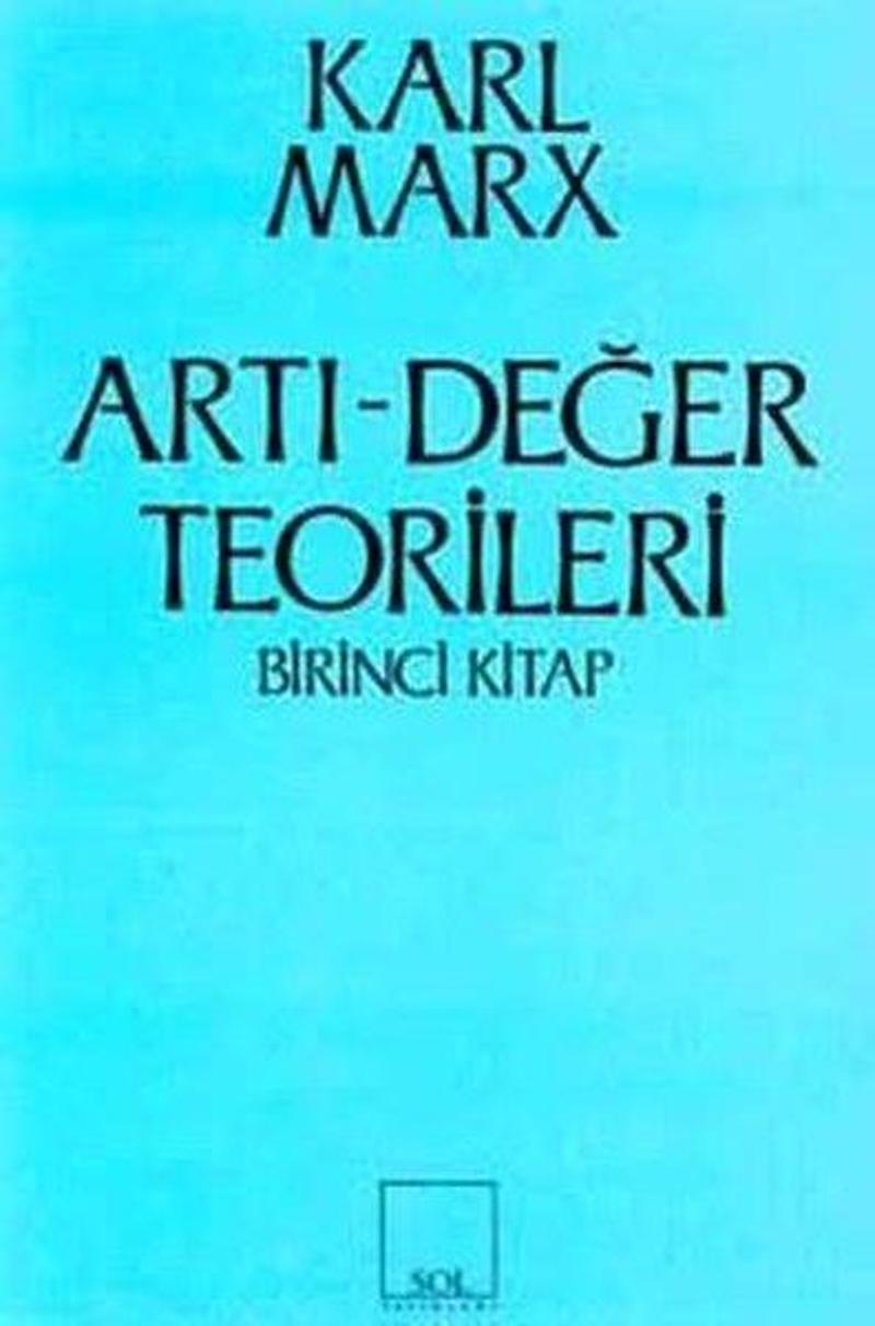 Artı - Değer Teorileri 1. Kitap