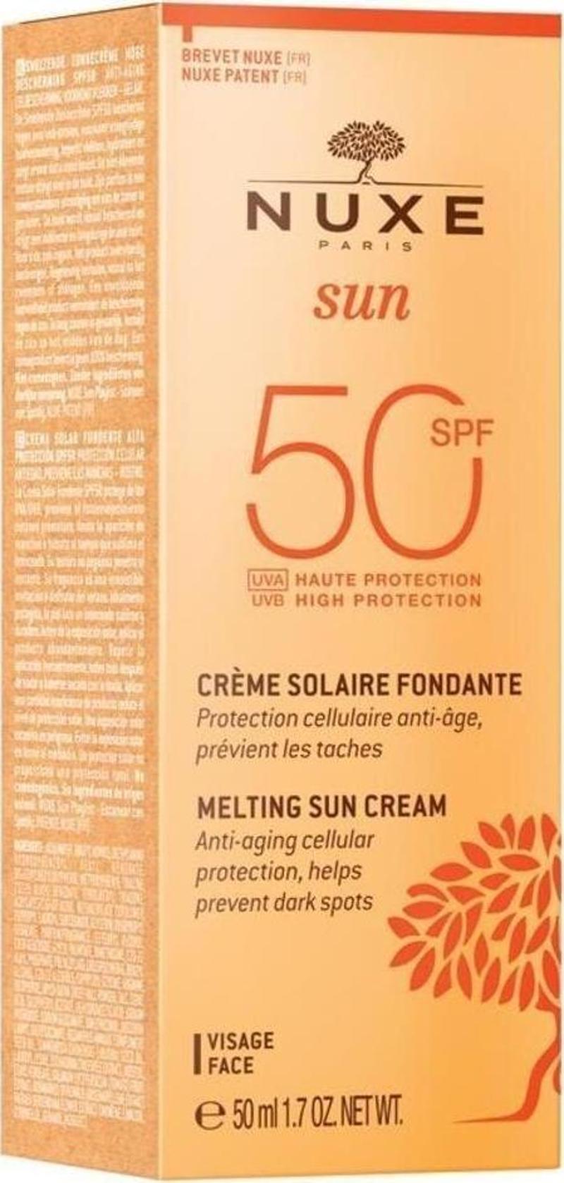 Sun Creme Fondante Visage Haute Protection Spf50 50 ml