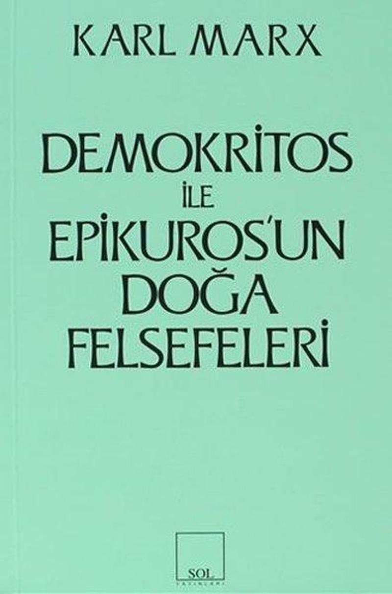 Demokritos ile Epikuros'un Doğa Felsefeleri