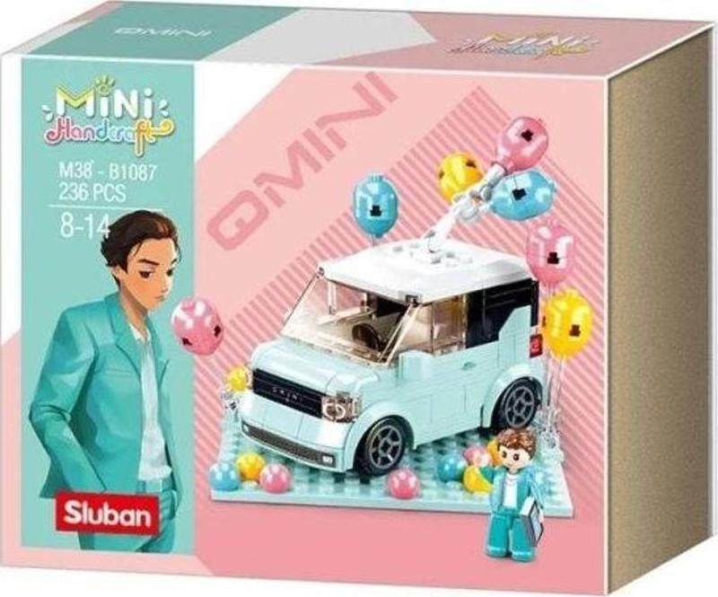 Mini Handcraft Party Car Mavi